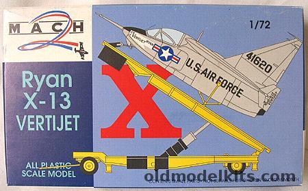 Mach 2 1/72 Ryan X-13 Vertijet - With Launching  And Landing Platform, MC 0021 plastic model kit